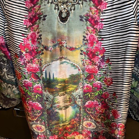 Silk colorful brand new top(kurta) - Picture 3 of 5